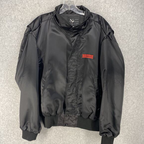 Vintage Binion's Horseshoe Satin Jacket Las Vegas Casino Adult M - Picture 2 of 9